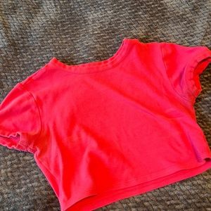 Pink Crop Top